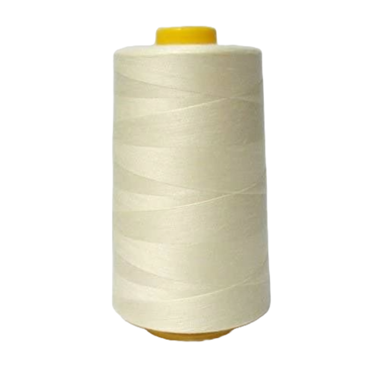 1 Pack of 6000 Yard Ivory Spools Sewing Thread All Purpose Soft Overlock Cone